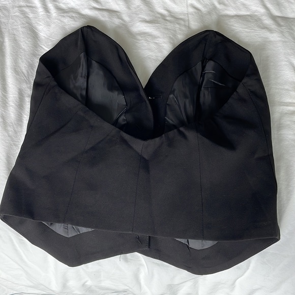 White Fox Black strapless “vest” - Picture 2 of 8